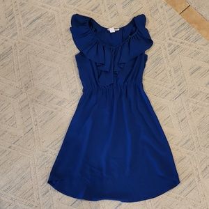 Ruffle high low dress